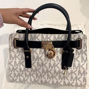 Michael Kors Logo Hamilton Tote